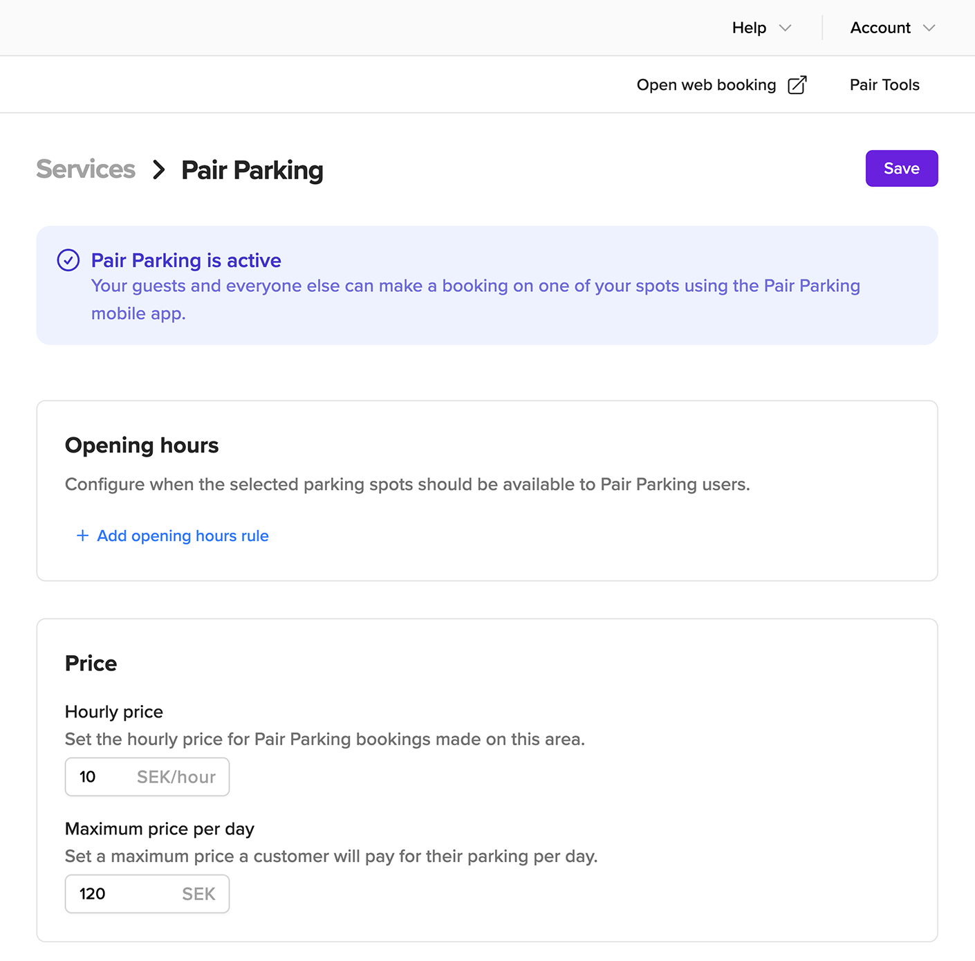 Screenshot of Optimera din beläggning